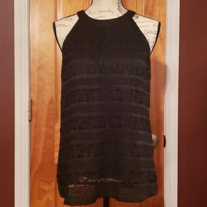 Dressy Black Halter Tank